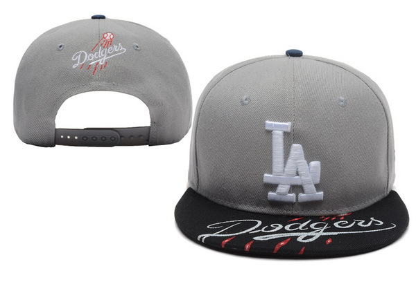 Los Angeles Dodgers Grey Snapback Hat XDF 0512